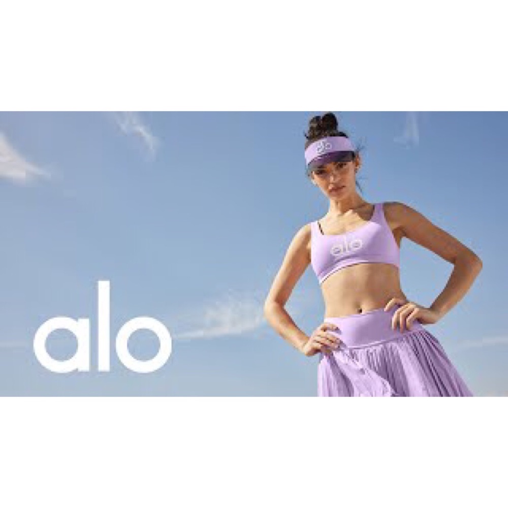 Alo Yoga Airlift Solar Visor Violet Skies One Size - Picture 10 of 12